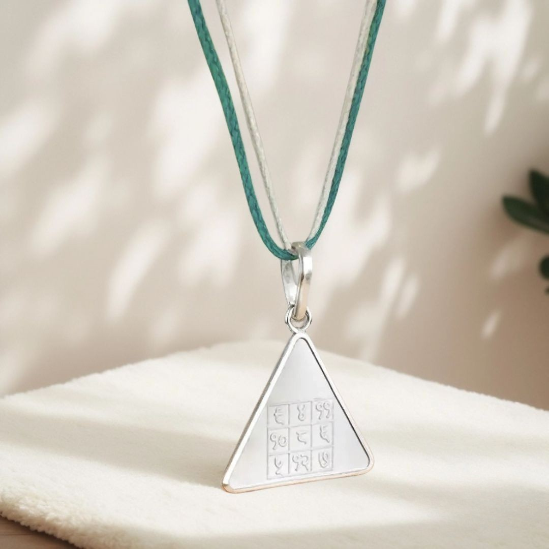 Budh Pyra Yantra Silver Locket