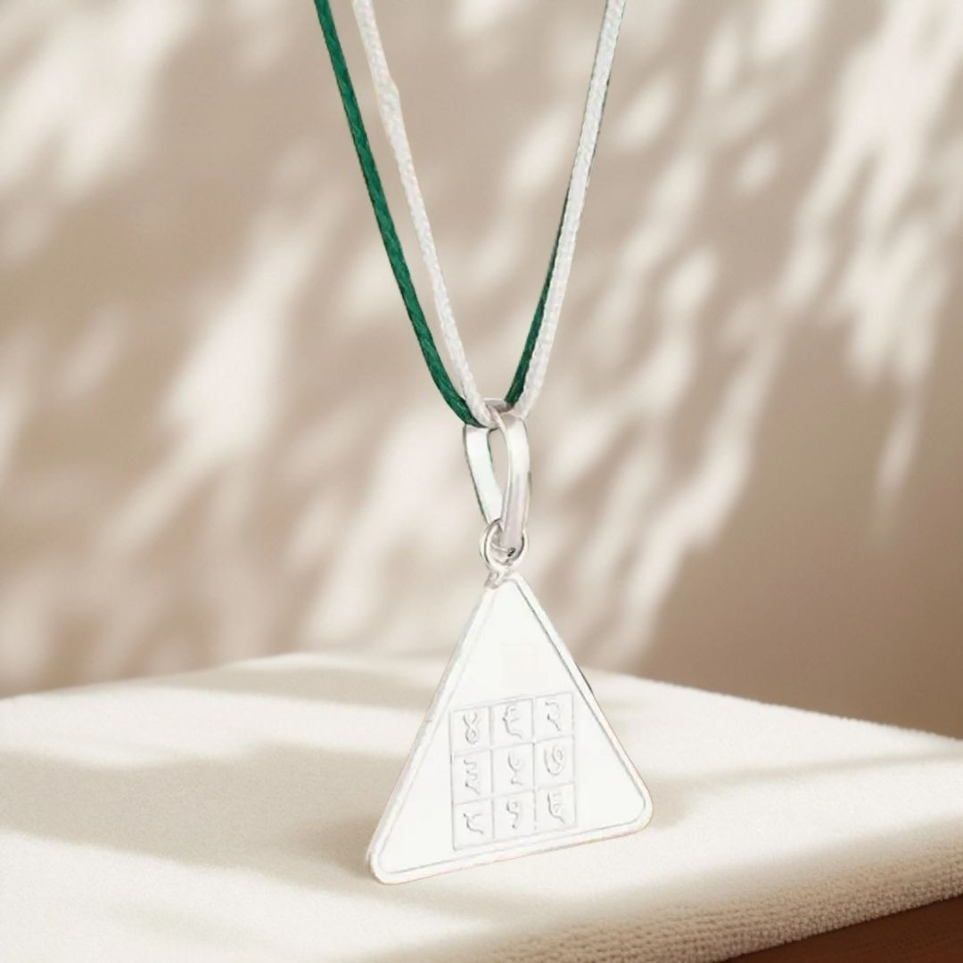 Budh Pyra Yantra Silver Locket
