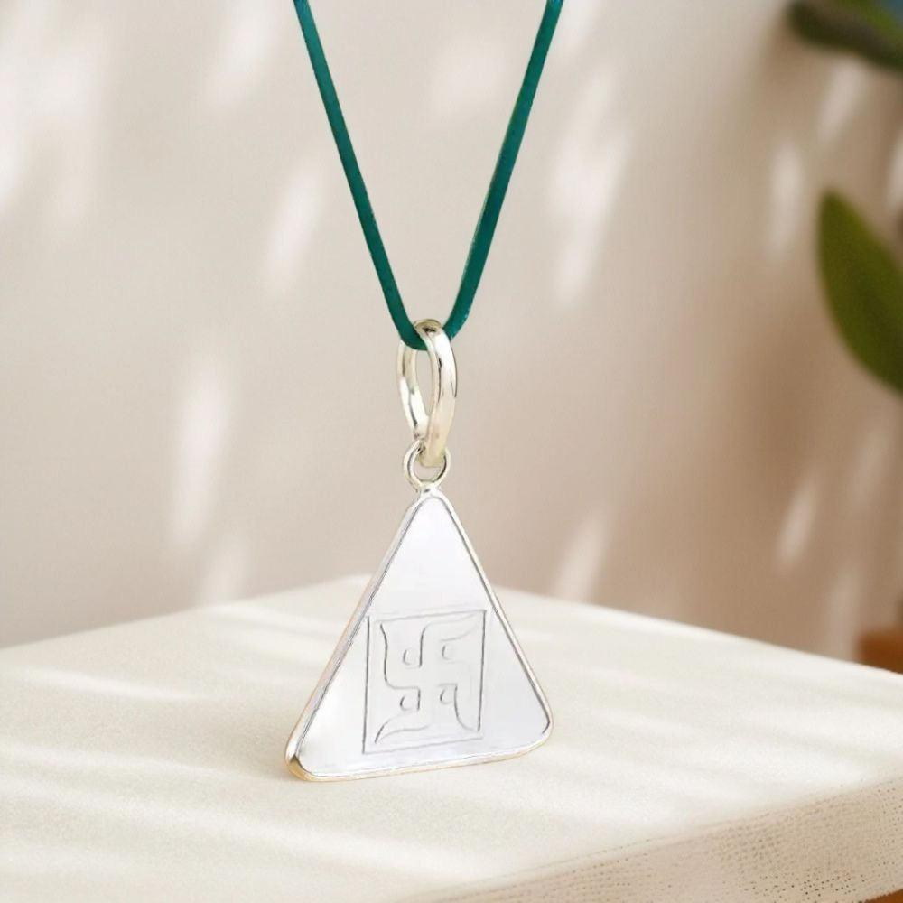 Budh Yantra Silver Locket
