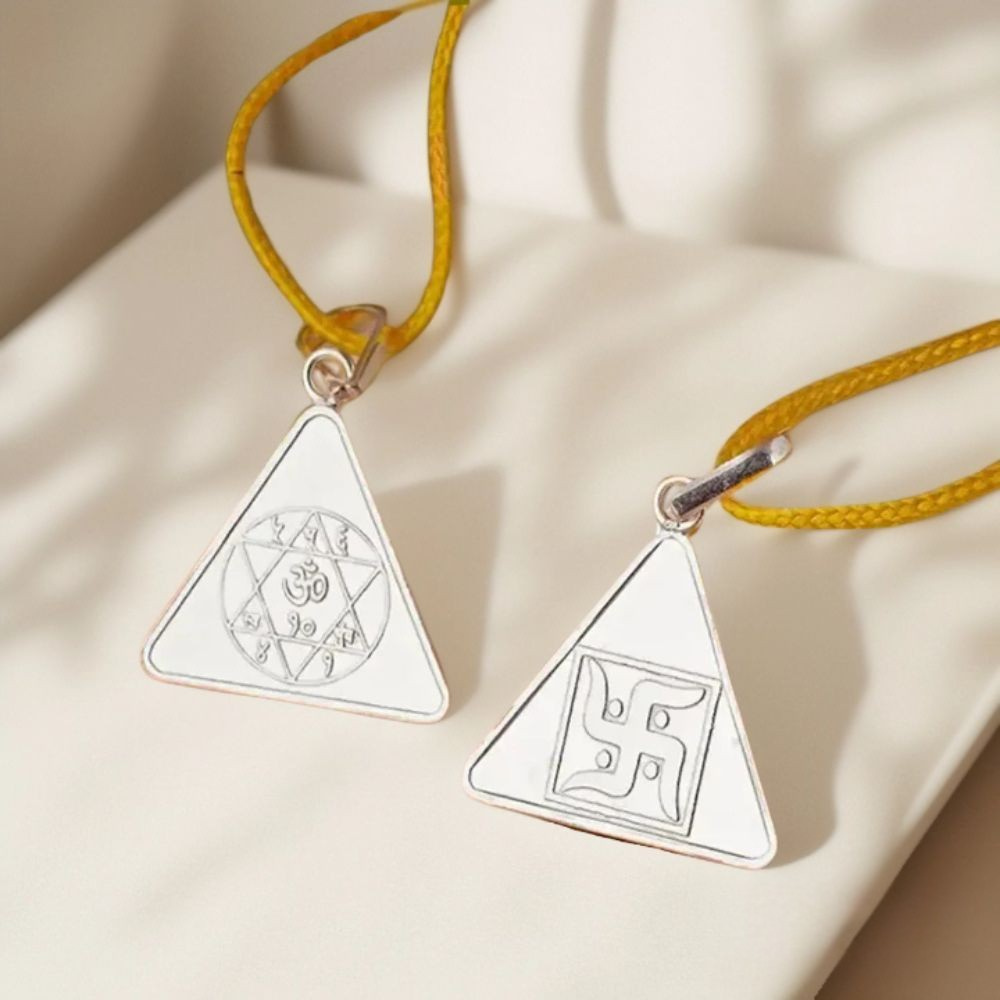 Gayatri Yantra Silver Locket