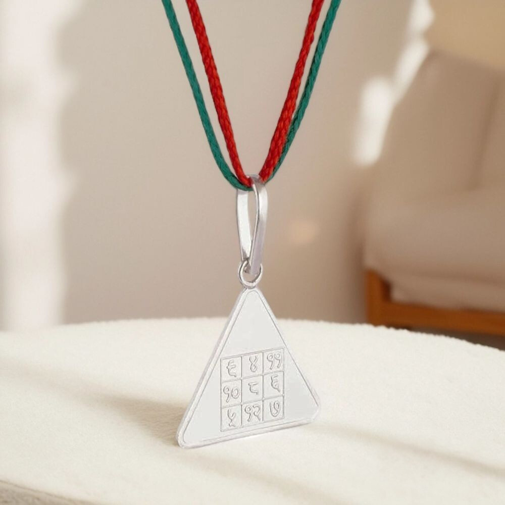 Surya Budh Yantra Silver Locket