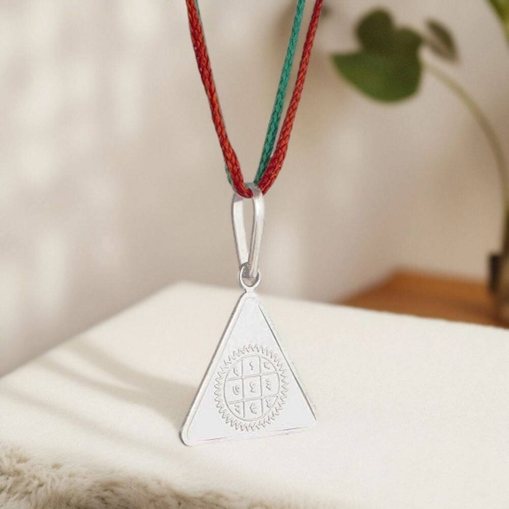 Surya Budh Yantra Silver Locket