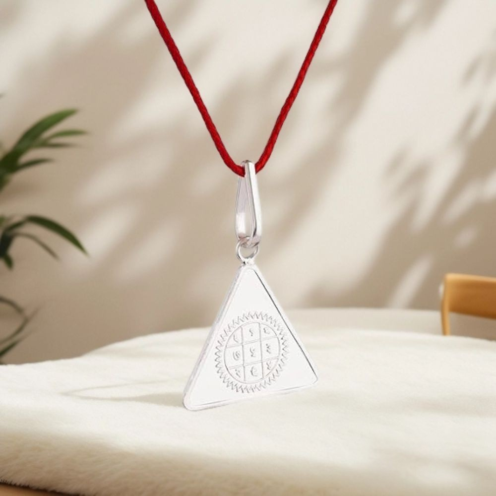 Surya Pyra Yantra Silver Locket