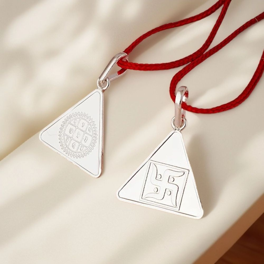 Surya Pyra Yantra Silver Locket
