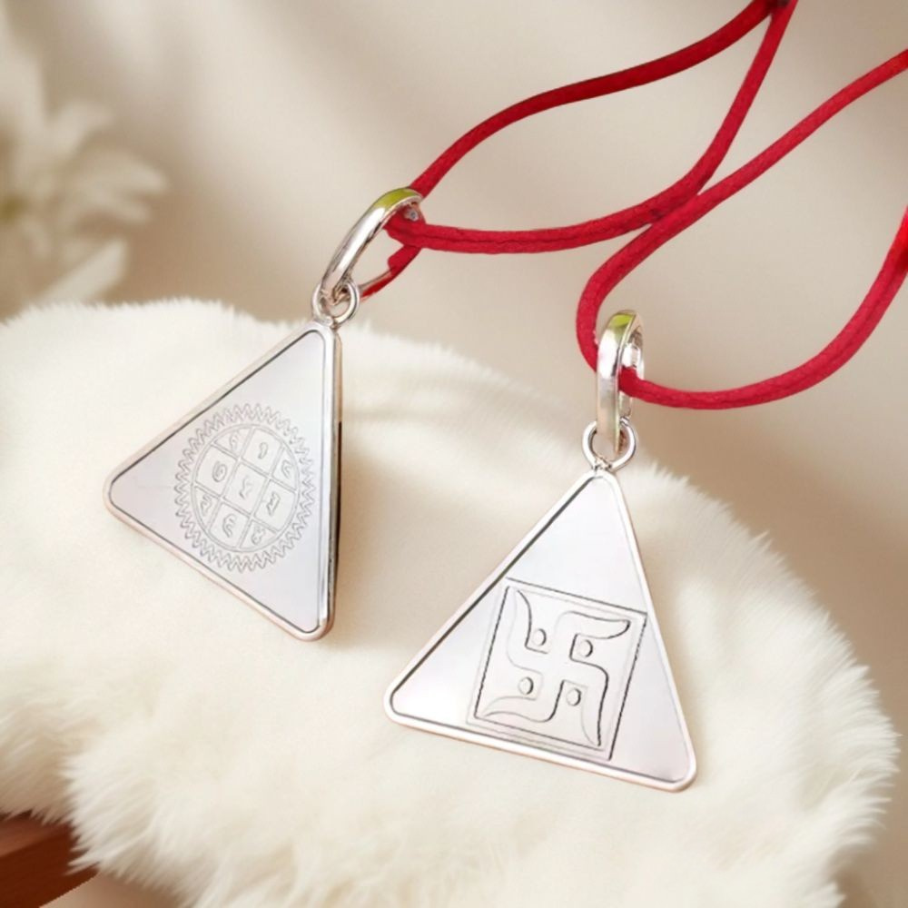 Surya Yantra Silver Locket