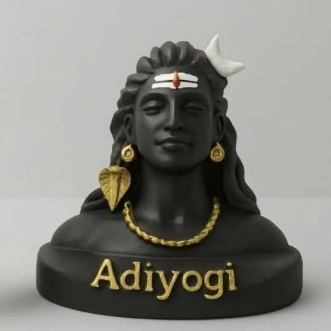 Adiyogi Shiva Idol with Pyrite Crystal Tree –Combo