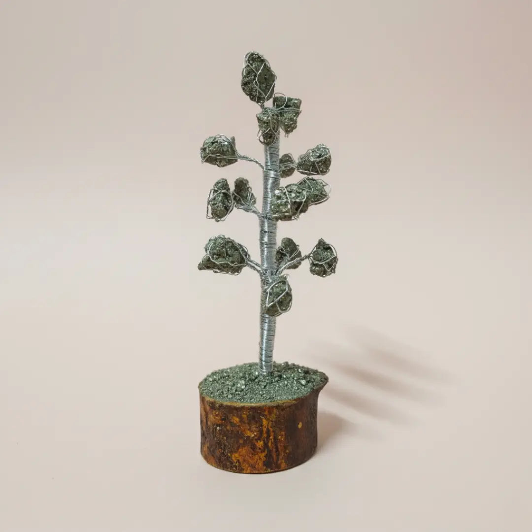Adiyogi Shiva Idol with Pyrite Crystal Tree –Combo